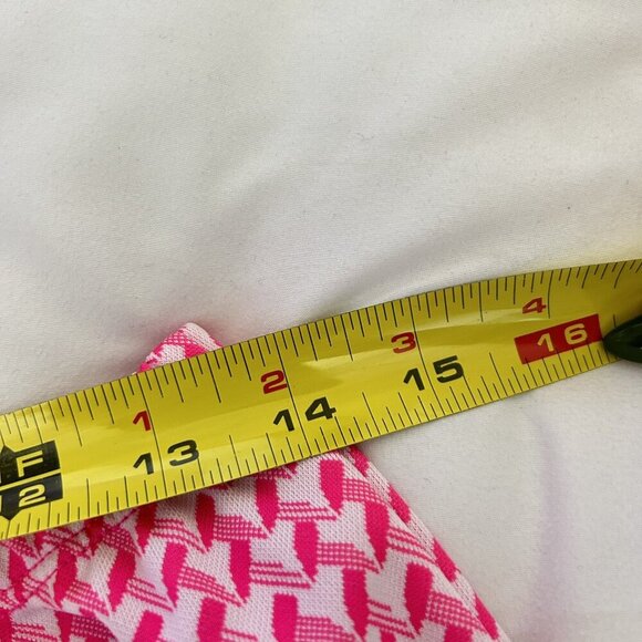 NiVO Golf Tennis Hike Walk Shorts Womens Medium M Pink White Geometric Gym Yoga - Picture 4 of 8